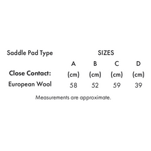 Pony Close Contact Merino Wool Half Lined European Dressage Square