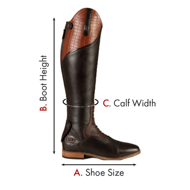 Passaggio Ladies Leather Field Tall Riding Boot