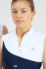 Elite Snow White and Navy Tank