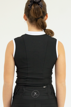 Elite Snow White and Black Tank