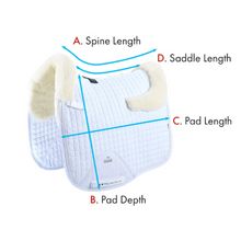 Close Contact Merino Wool European Saddle Pad - Dressage Square