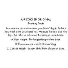Air Cooled Original Eventing Boots - Hind