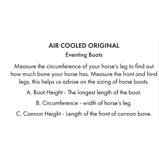 Air Cooled Original Eventing Boots - Hind