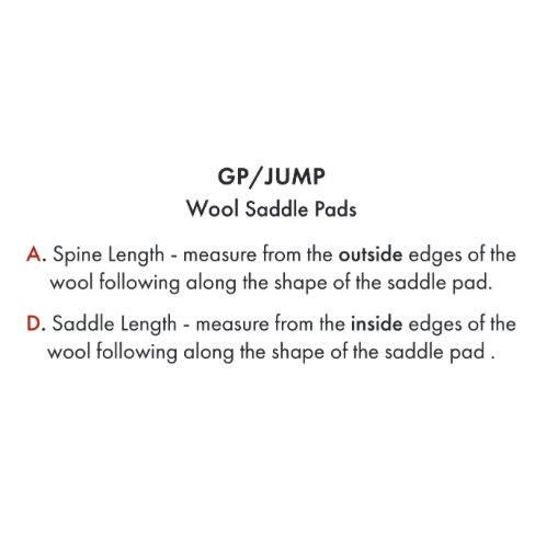 Close Contact Merino Wool European Saddle Pad - GP/Jump Square