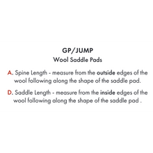 Close Contact Merino Wool European Saddle Pad - GP/Jump Square