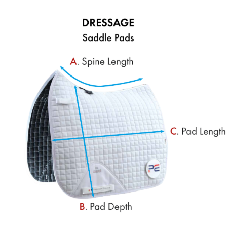 Close Contact Tech Grip Pro Anti-Slip Saddle Pad - Dressage Square