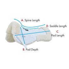 Airtechnology Shockproof Wool Saddle Pad - Half Pad