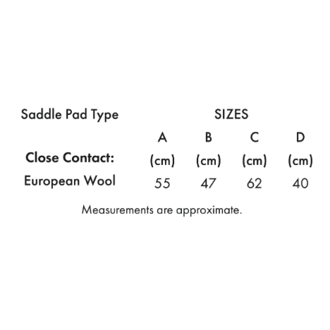 Pony Close Contact Merino Wool Half Lined European GP/Jump Square