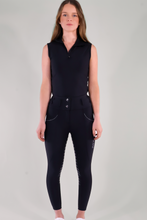 Diamond Hybrid Tights-Black