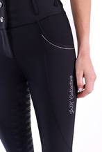 Diamond Hybrid Tights-Black