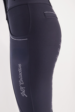 Diamond Hybrid Tights-Black