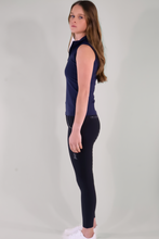 Diamond Hybrid Tights-Black