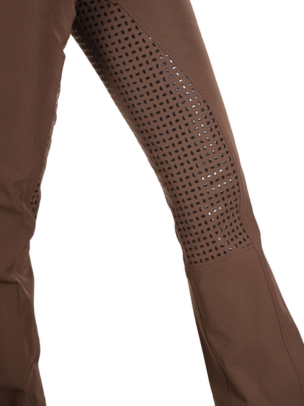 CoolMax Bootleg Riding Pants - Black. Choose Your Length and Silicone Option.