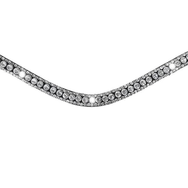 Amie Rolled Italian Leather Bridle (Hanoverian) (No reins)