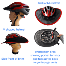 Bicycle Helmet Brim *NEW*