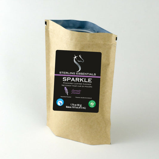 Sterling Essentials Sparkle compostable leather cleaner