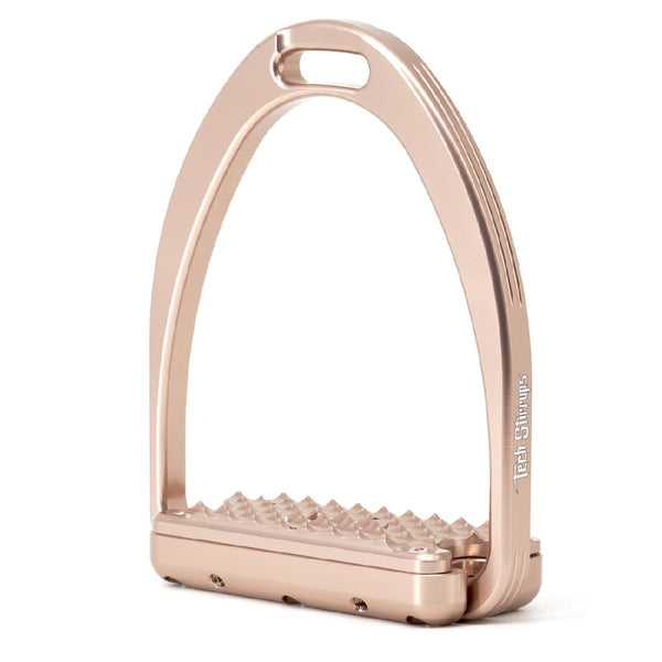 Tech Stirrup Irons Capri Dressage Rosegold-HORSE: Stirrup Irons-Ascot Saddlery