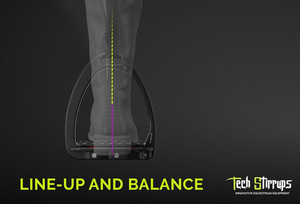 Tech Stirrup Irons Venice Plus Evo Black & Black-HORSE: Stirrup Irons-Ascot Saddlery