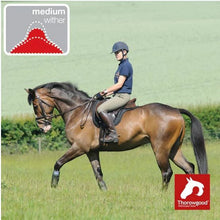 Thorowgood T4 All Purpose Compact Saddle Black-SADDLES: All Purpose Saddles-Ascot Saddlery