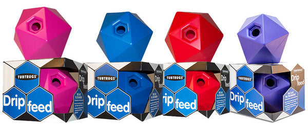 Tubtrugs Drip Feed Ball Blue-STABLE: Horse Treats & Toys-Ascot Saddlery