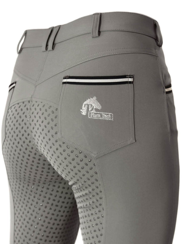 Women's CoolMax Breeches, Grey, Sizes 6 to 28