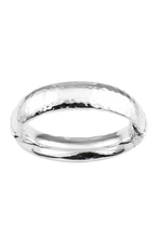 Hitchley & Harrow SS28 Hammered Hinged Bangle