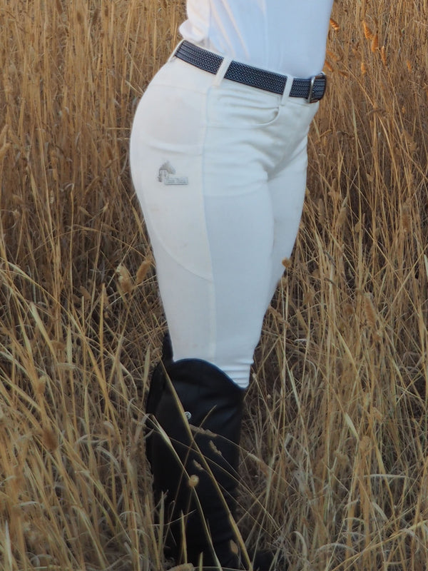 Vanilla Cream Denim Breeches