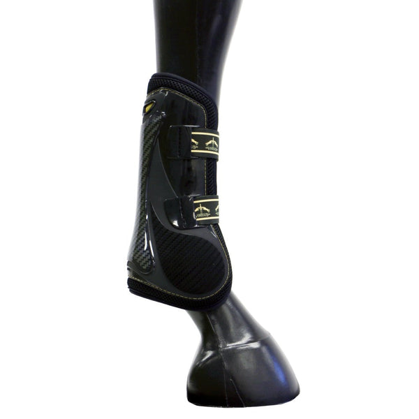 Veredus Carbon Gel Grand Slam Front Tendon Boots Black-HORSE: Horse Boots-Ascot Saddlery