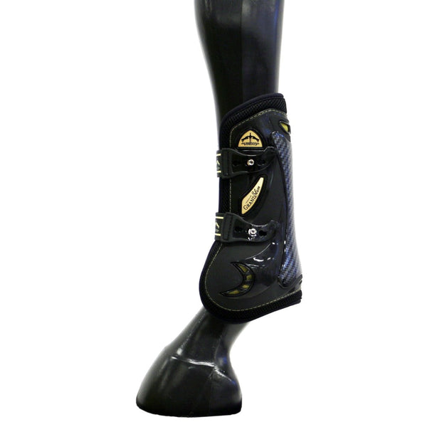 Veredus Carbon Gel Grand Slam Front Tendon Boots Black-HORSE: Horse Boots-Ascot Saddlery