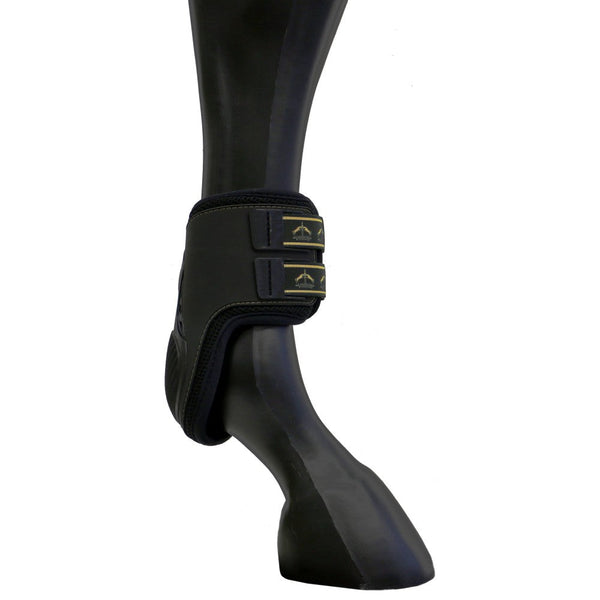 Veredus Carbon Gel Grand Slam Hind Fetlock Boots Black-HORSE: Horse Boots-Ascot Saddlery