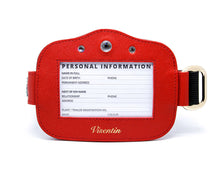 Magnetic Leather Medical Armband with Swarovski Crystals