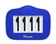 Gold Magnetic Leather Bridle Number Holder