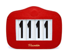 Gold Magnetic Leather Bridle Number Holder