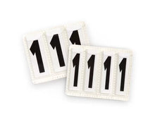 Silver Magnetic Leather Bridle Number Holder