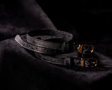 Ostrich Leather Spur Straps