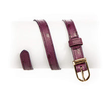 Ostrich Leather Spur Straps