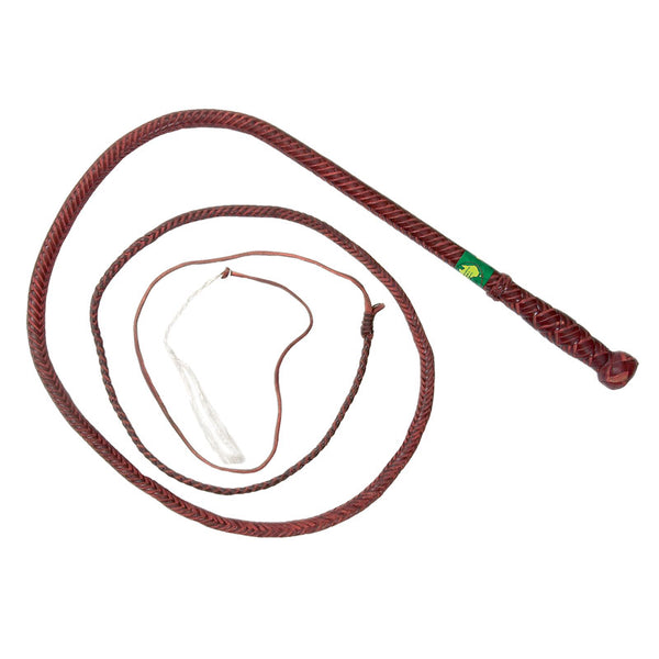 8ft Redhide Bullwhip - 12 Plait