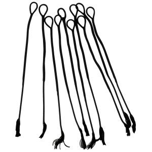 Whip Snap/cracker Braided Nylon Black-RIDER: Whips-Ascot Saddlery