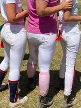 White Coolmax Breeches with Silicone seat grip. Sizes 6 to 28