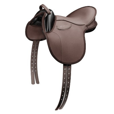 Wintec Pony Pad Saddle Brown-SADDLES: All Purpose Saddles-Ascot Saddlery