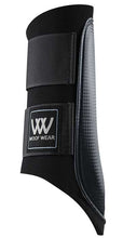 Woof Club Brushing Boots Neoprene Black-HORSE: Horse Boots-Ascot Saddlery