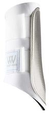 Woof Club Brushing Boots Neoprene White-HORSE: Horse Boots-Ascot Saddlery