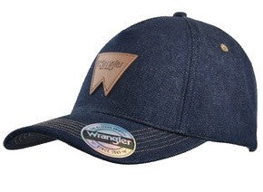 Wrangler Cap Willis Denim-CLOTHING: Hats & Caps-Ascot Saddlery