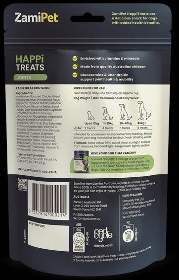 Zamipet Dog Happitreats Joints 200gm-Dog Treats-Ascot Saddlery