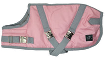 Zeez Dog Coat Supreme Grape Flamingo Pink & Grey-Dog Rugs & Fashion-Ascot Saddlery