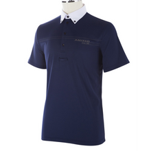 Animo SS20 Mens ARGOM Short Sleeve Competition Polo-Dapple EQ-The Equestrian