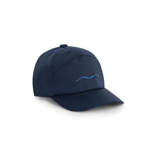 Animo brand baseball cap in navy blue with logo embroidery.