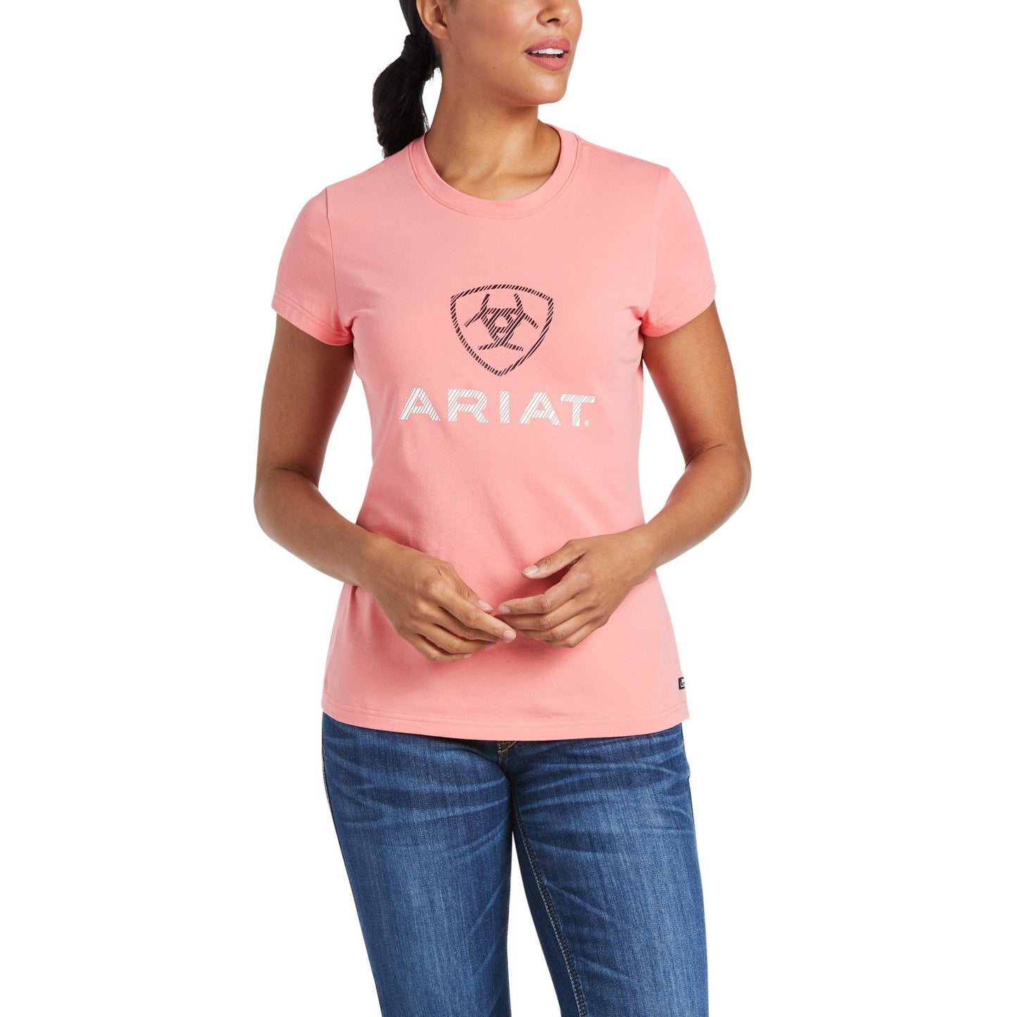 Ariat HD Logo T-Shirt-Trailrace Equestrian Outfitters-The Equestrian