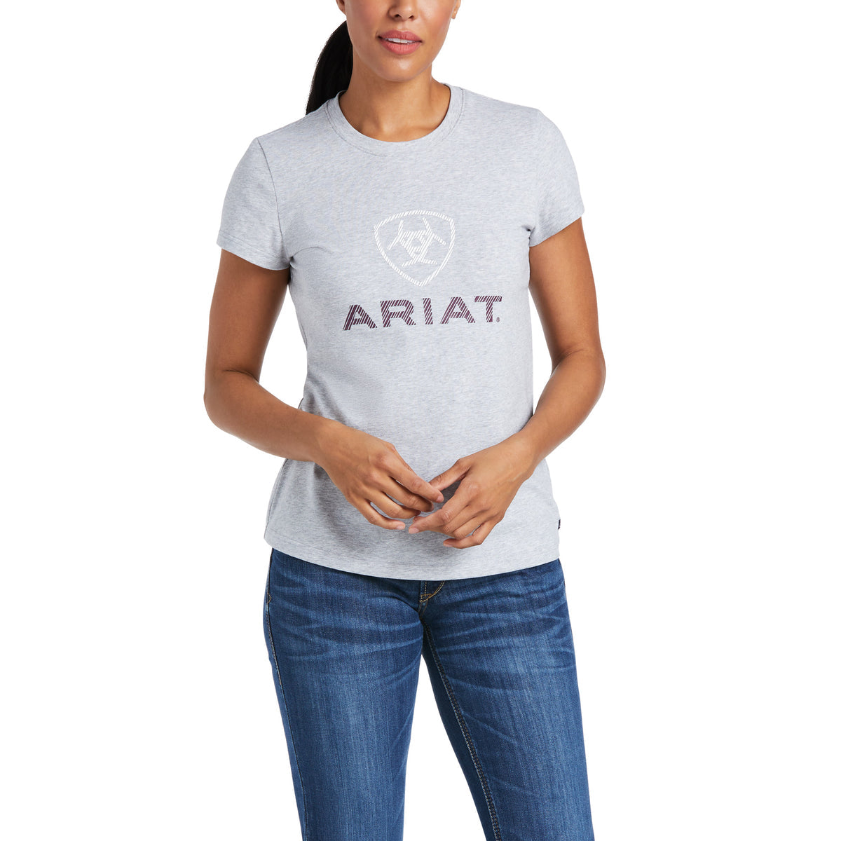 Ariat HD Logo T-Shirt-Trailrace Equestrian Outfitters-The Equestrian
