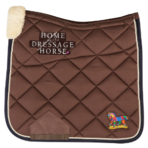 Aubenhausen Classics Fleece Saddle Pad - Dressage-Trailrace Equestrian Outfitters-The Equestrian